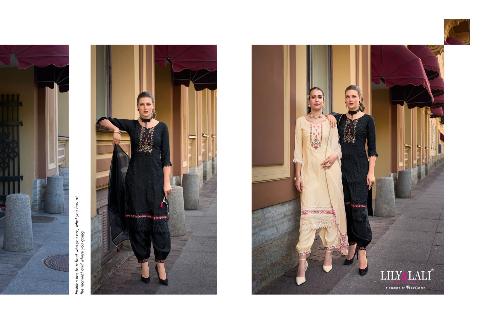 Mehwish By Lily And Lali Jacquard Silk Embroidery Kurti With Bottom Dupatta Wholesale Online